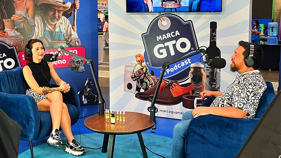 Set y producción del podcast Marca GTO en Festival HazloViral, foto 6