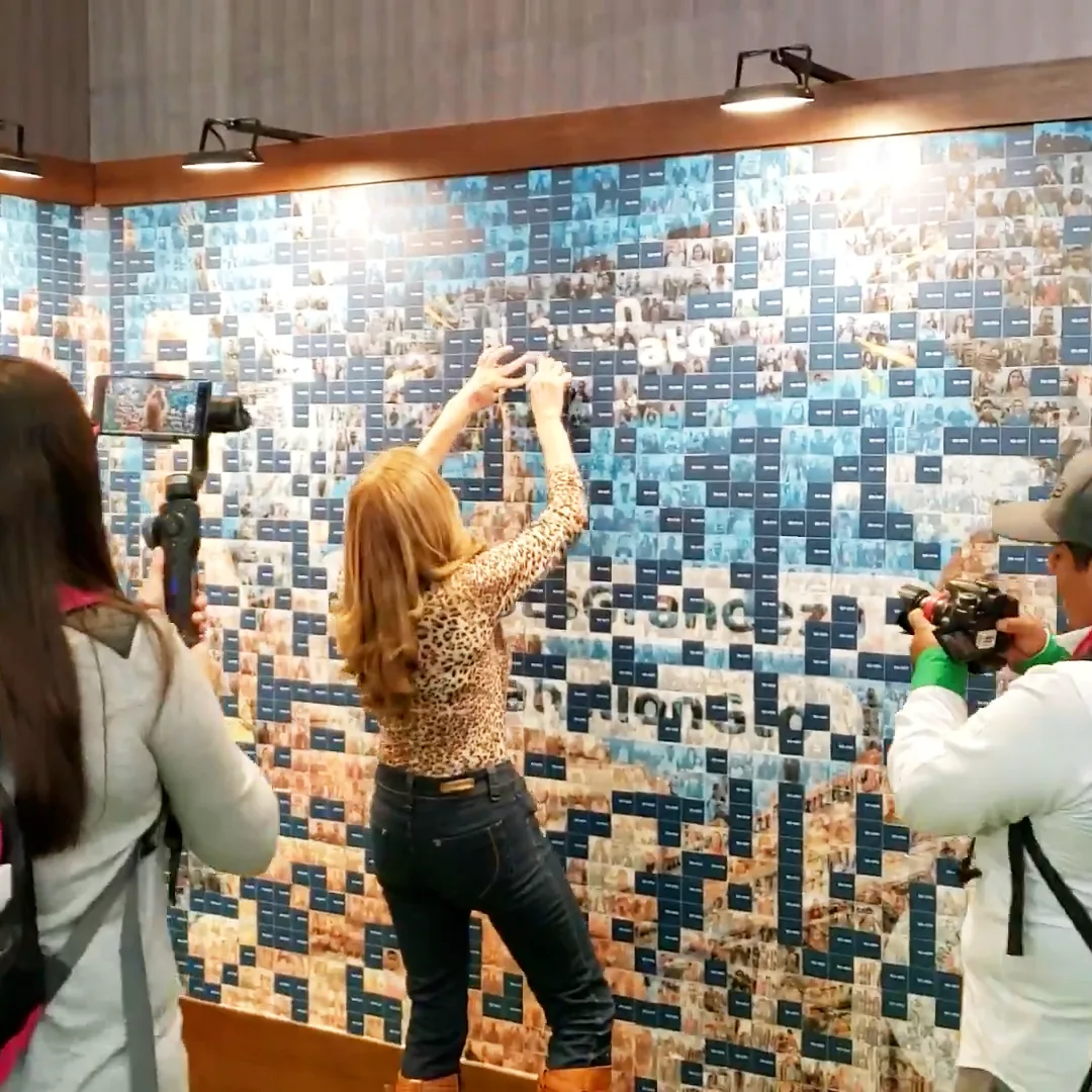 Photo mosaics for brand activations at an event — photo 2