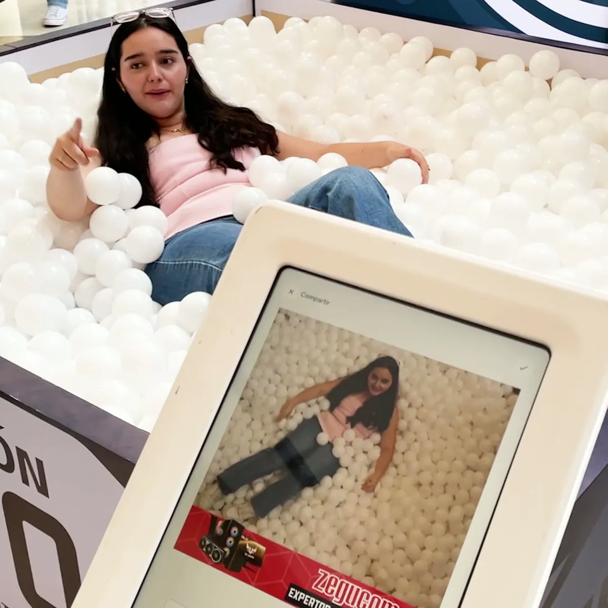 Ball pit for branded events at an event — photo 2